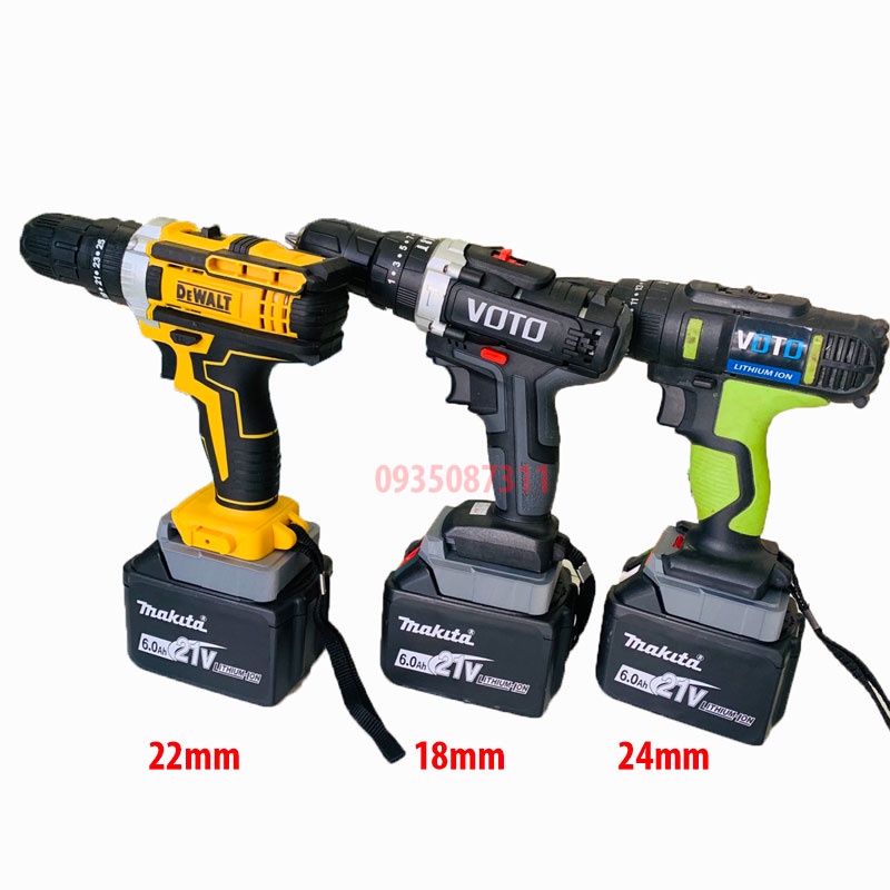 Ngàm Đế Chuyển Chân Pin MAKITA Sang Chân Pin Các Dòng Máy 18mm 22mm 24mm