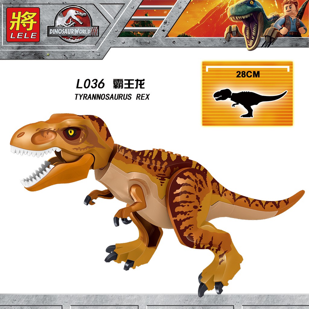 Đồ chơi lắp ráp play hình khủng long tyrannosaurus dành cho các bé