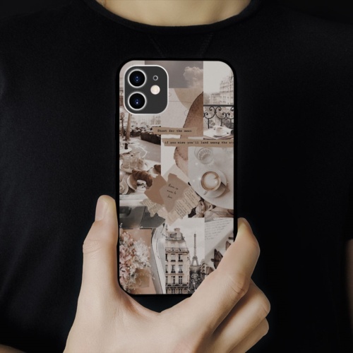 Ốp lưng iphone SAMSUNG hình city view collage art kinetic art loại chống va đập  cho các dòng iPhone PAP20210714