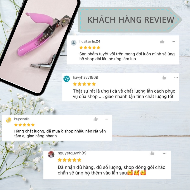 Kìm cắt móng giả kềm bấm móng giả loại tốt phụ kiện nail giá rẻ VUA SƠN AS