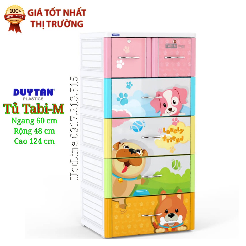 Tủ Nhựa Duy Tân TABI-M - ĐA SẮC