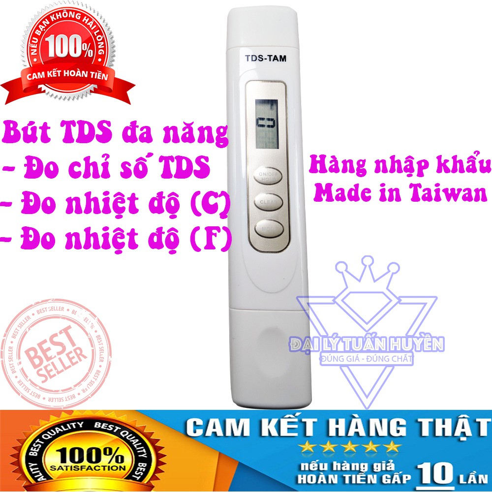 Bút TDS test thử kiểm tra nước - Hàng Nhập Khẩu
