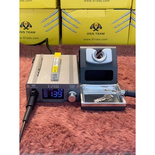 Máy hàn oss t210,dùng mũi jbc c210.nhấc tay chỉ 3 giây là nhiệt lên 350-400 độ