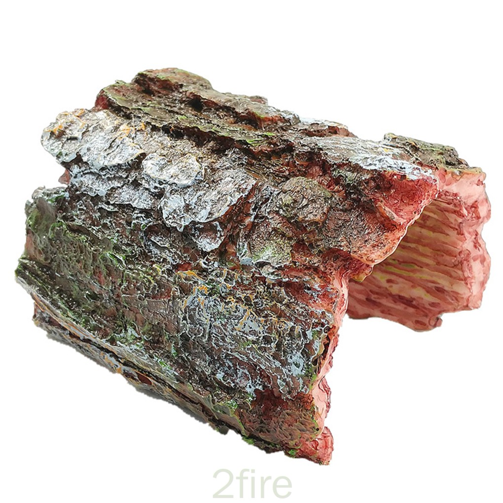 Đồ trang trí bể cá hình khúc gỗ sống động độc đáo