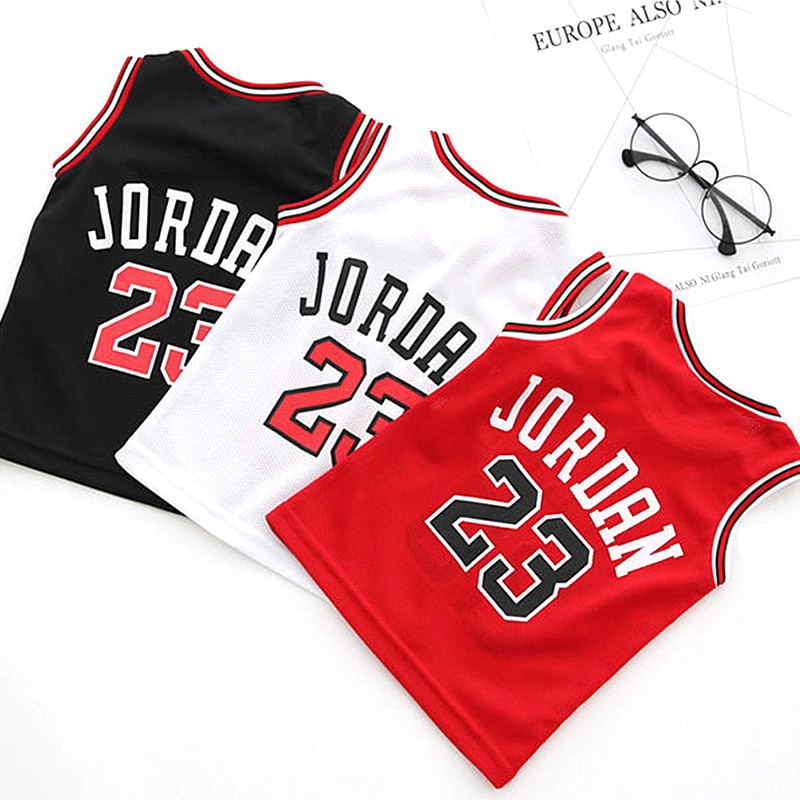 Bộ Quần Áo Bóng Rổ Nba Chicago Bulls No.23 Năng Động Thời Trang Cho Bé