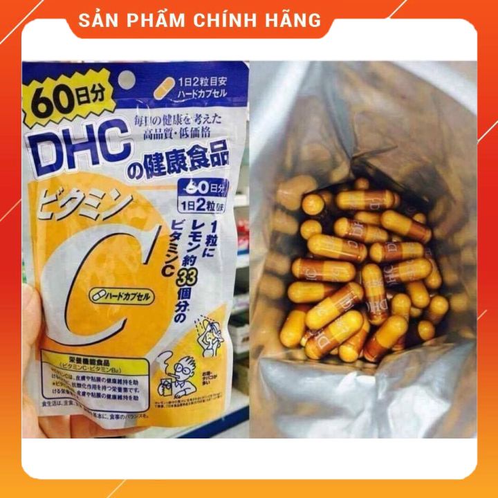 Viên uống DHC Bổ sung Vitamin C 🔥𝐒𝐀𝐋𝐄 𝐌𝐀̣𝐍𝐇🔥 đến từ Nhật Bản 30 ngày và 90 ngày, hỗ trợ làm đẹp da, mờ thâm | Thế Giới Skin Care