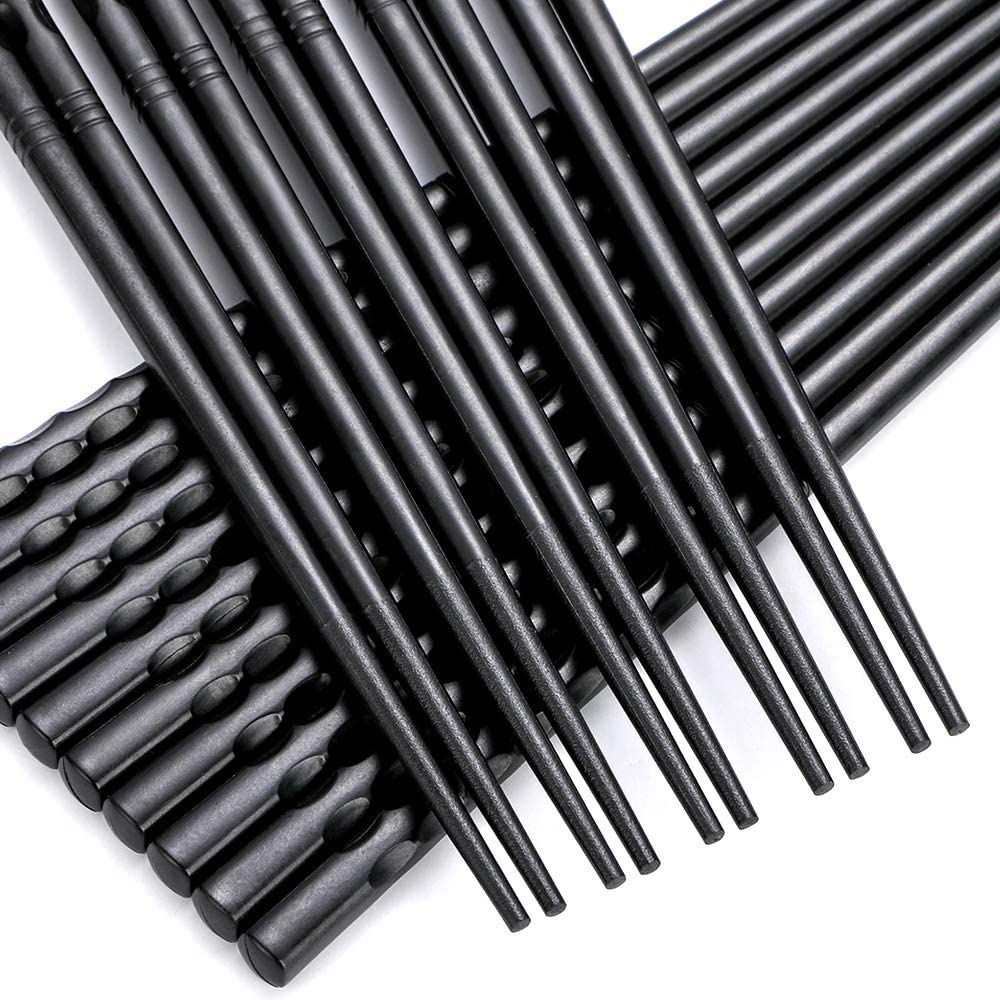 Set 10 Đôi Đũa Sợi Thủy Tinh Chống Trượt Có Thể Tái Sử Dụng