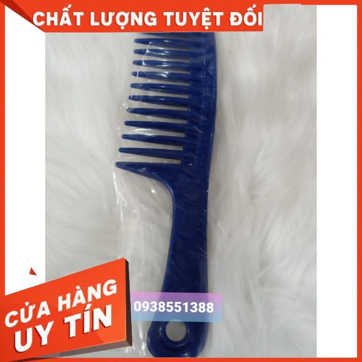 FREESHIP Lược thưa chải tóc uốn( lược nhựa đá ),răng thưa giúp dễ chải vẫn giữ nếp tóc uốn ,chất liệu nhựa bền giá rẻ