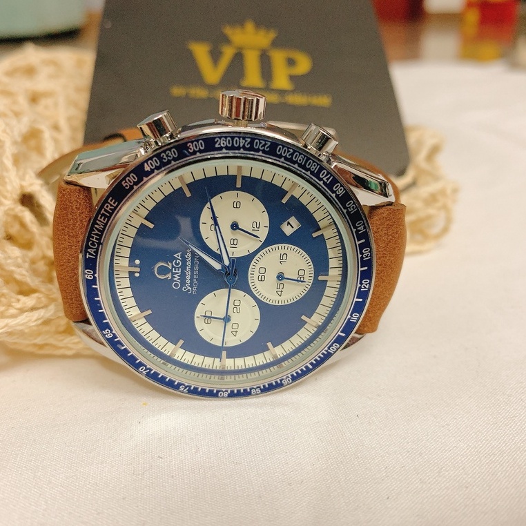 ĐỒNG HỒ NAM OMEGA DÂY DA CAO CẤP BẢO HÀNH 12 THÁNG | BigBuy360 - bigbuy360.vn