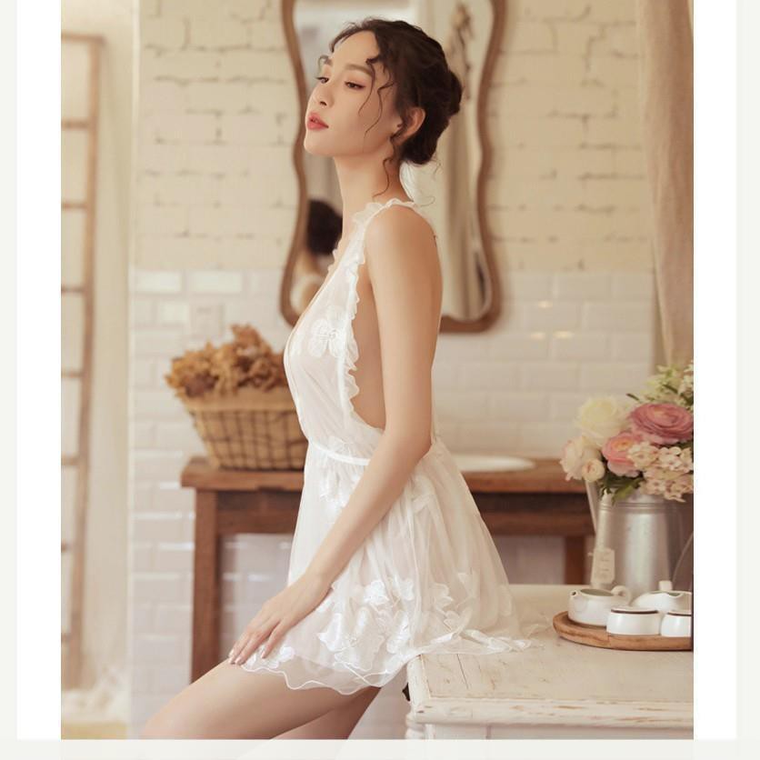 [Siêu Phẩm - Sang Đẹp] Váy ngủ sexy ren hoa nữ hoàng quyến rũ B1027 | BigBuy360 - bigbuy360.vn