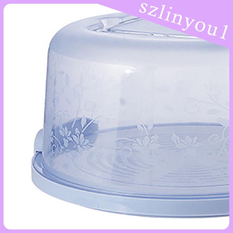 New Arrival Plastic Cake Box Round Cake Storage Carrier Container Lockable Lid