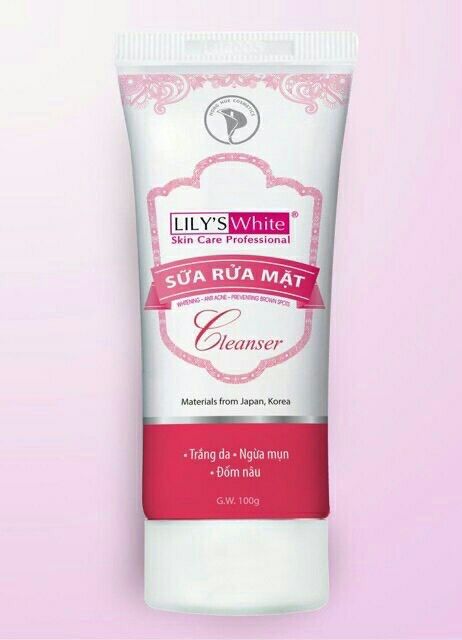 Sữa Rửa Mặt Trắng Da Ngừa Mụn Lilys White