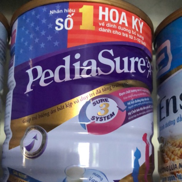 SỮA PEDIASURE B/A HƯƠNG Vani 850G (1 - 10 TUỔI) (Date mới 2019)