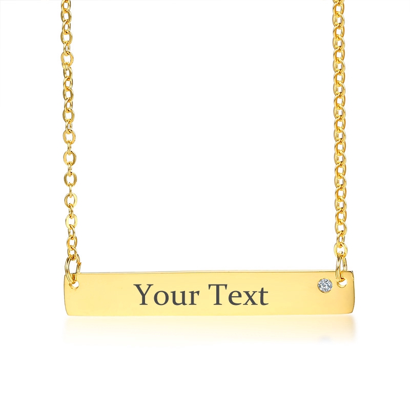 Vnox Dây Chuyền Hợp Kim Mặt Hình Thanh Gỗ Độc Đáo Thời Trang Cho Nữ