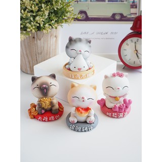 Mèo Thần Tài may mắn 7.5cm