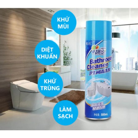Chai xịt tẩy rửa vệ sinh nhà tắm Bathroom Cleaner 500ML