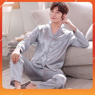 [ Hàng oder ] Đồ ngủ pijama Nam chất liệu Lụa [Hà Nội] [Free Ship99K]