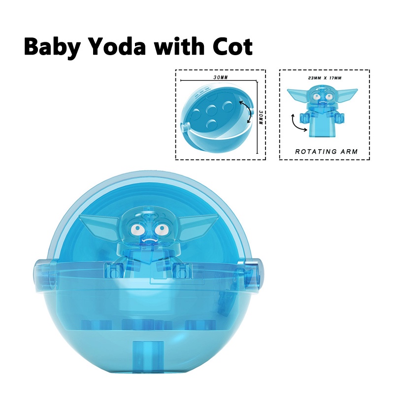 Mô Hình Đồ Chơi Lắp Ráp Hình Baby Yoda