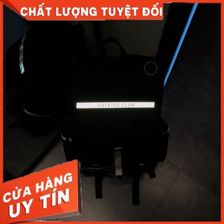 HÀNG NHẬP KHẨU -  Balo phản quang Colkids Club SS3 Trắng và Đen [ Full Tag + GIấy thơm ] - Hàng Nhập Khẩu