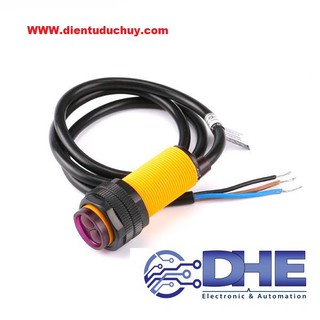 E18-D80NK CẢM BIẾN VẬT CẢN QUANG ĐIỆN HỒNG NGOẠI (PHẢN XẠ KHUẾCH TÁN) - 5VDC - NPN - THƯỜNG MỞ NO