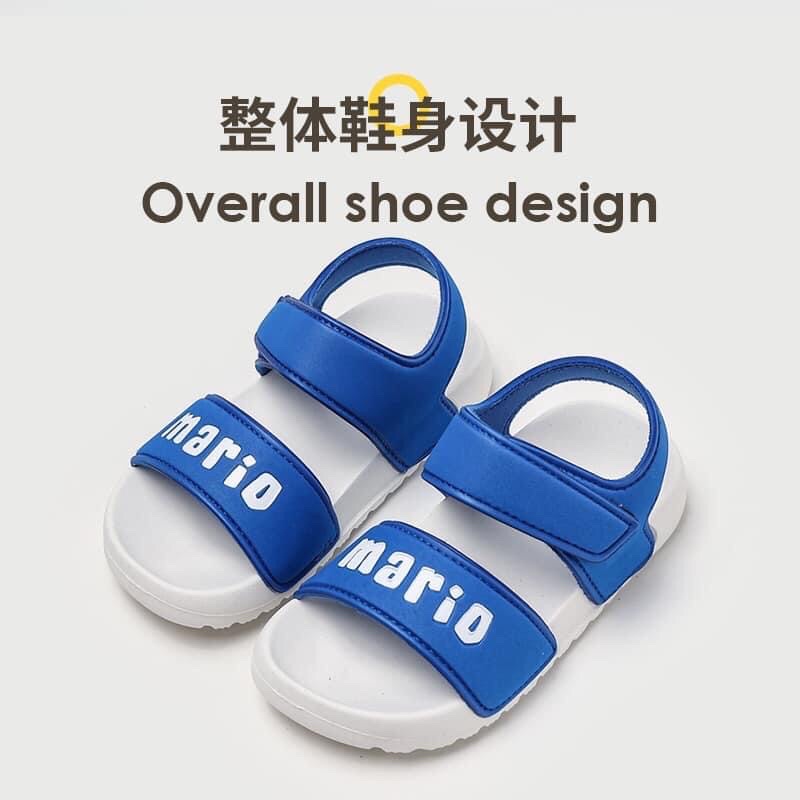 Sandal cho bé trai bé gái MARIO siêu sang_xịn_mịn nhẹ tênh cho bé trai bé gái HH145 SALE SALE