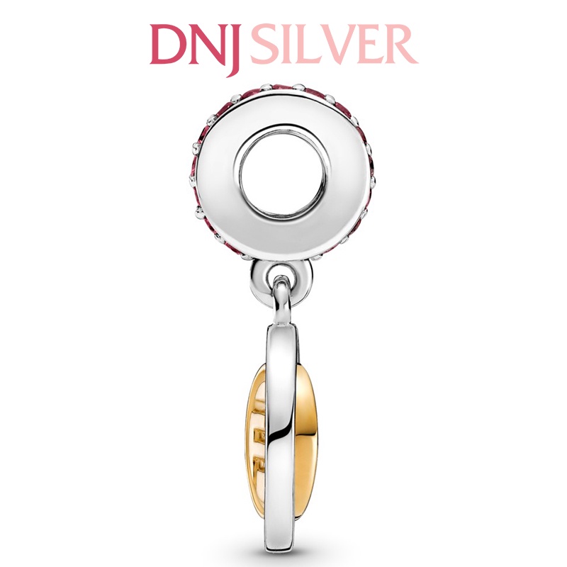 [Hàng cao cấp] Charm bạc 925 cao cấp, hàng chuẩn bạc - Charm Spinning Lucky thích hợp để mix vòng tay charm - DN157