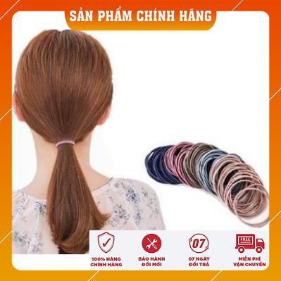 Combo 100 Thun cột tóc Hàn Quốc Siêu Dễ Thương