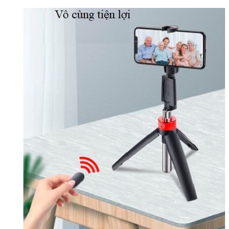 💥SIÊU ĐẸP💥Tripod bluetooth đa năng  Y11 🔴3in1🔴 kiêm chân đỡ điện thoại livestream, gậy tự sướng có điều khiển blue | BigBuy360 - bigbuy360.vn