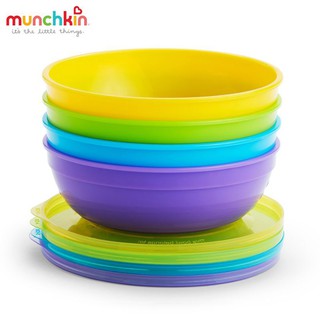BỘ 4 BÁT + 2 THÌA CÓ NẮP ĐẬY MUNCHKIN