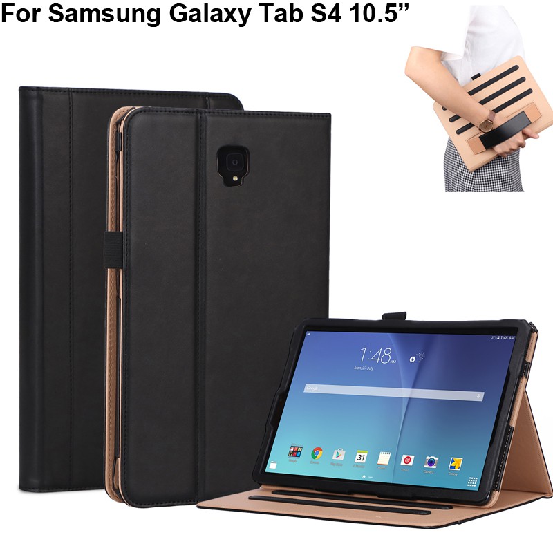 Ốp lưng Samsung Galaxy Tab S4 10.5 Kinh doanh Handrest Cover SM-T835 T830 Vỏ bảo vệ