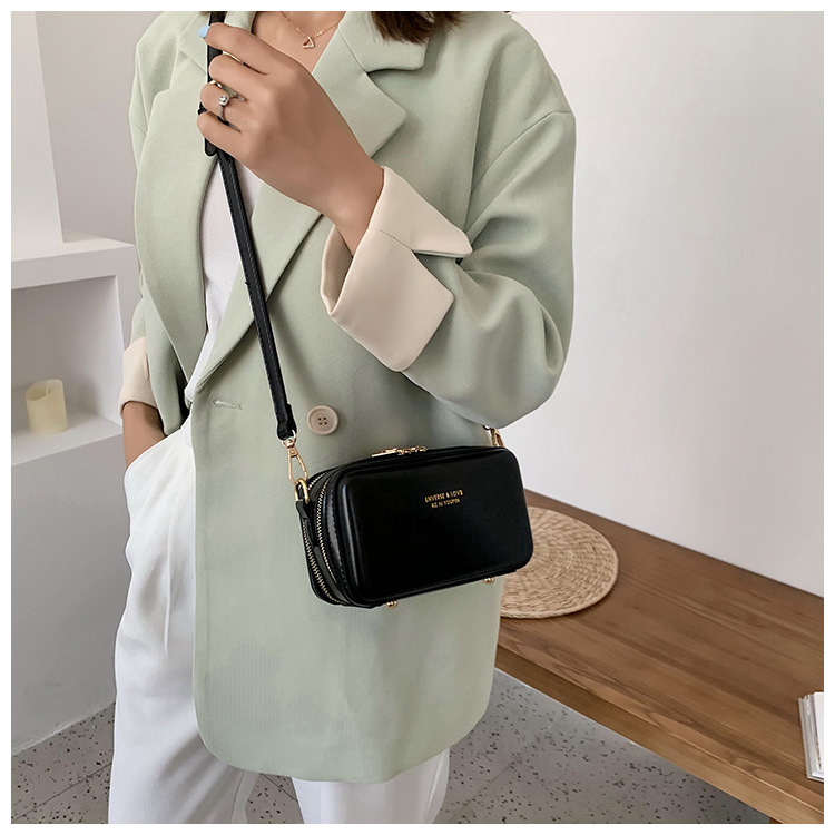 Túi Đeo Chéo JASMIN NOIR Bằng Da Pu Thời Trang Dành Cho Nữ