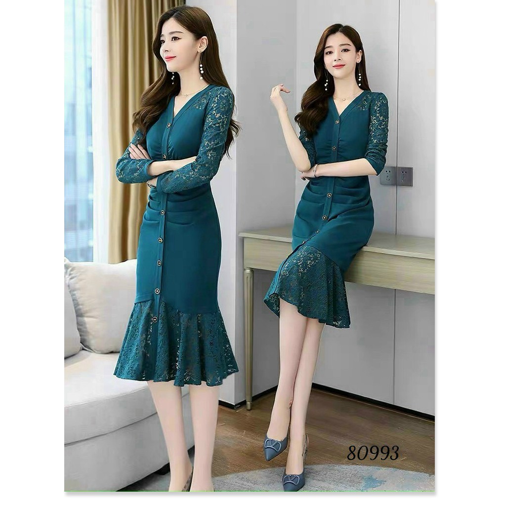 ĐẦM SUÔNG QUA GỐI NỮ SIÊU XINH , TÔN DÁNG CHO CÁC NÀNG