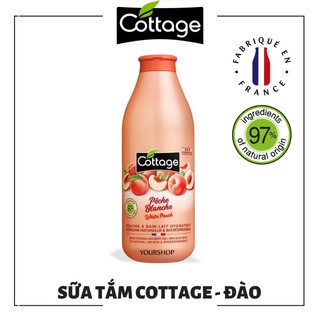 SỮA TẮM TRẮNG DA /Sữa tắm trắng da toàn thân Cottage Của Pháp 750ML