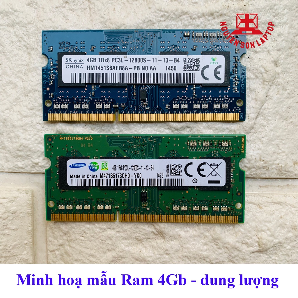 RAM Laptop DDR3L Bus 1600 PC3L-12800 dung lượng 4Gb 8Gb 2Gb 1600MHz 1.35V Sodimm hàng tháo máy