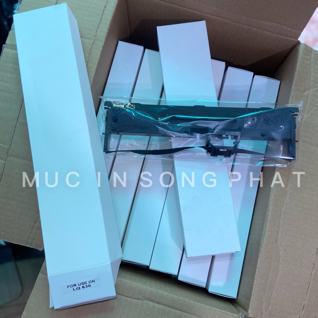 Combo 5 cái Ruy băng máy in kim Epson LQ 630/ 735K,LQ-630, 630S, 610K, 615K, 630K, 635K, 730K, 735K, 80KF, 80KFII