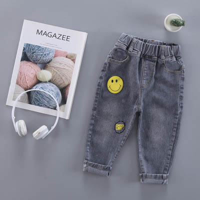 Quần Jeans Lưng Thun Thời Trang Cho Bé 1-6 Tuổi