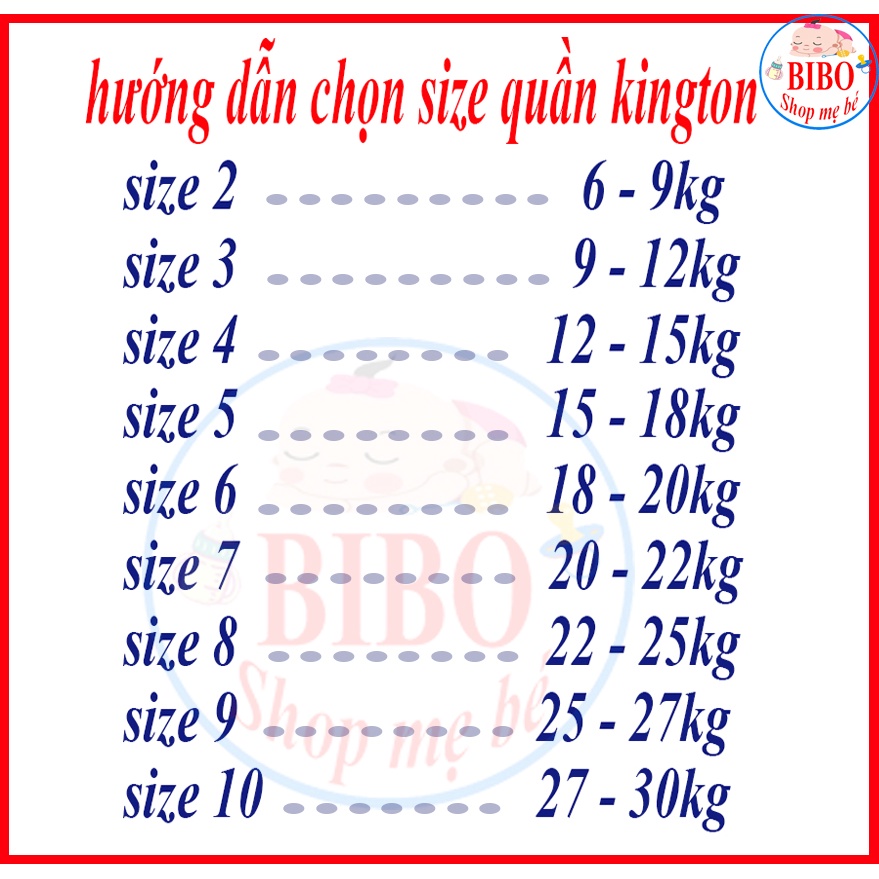 (Chất đẹp)Quần Ngắn Trắng Sơ Sinh Chất Vải Cotton Cho Bé Mặc, Quần Đùi Mặc Đi Học _Hiệu Kington Trắng