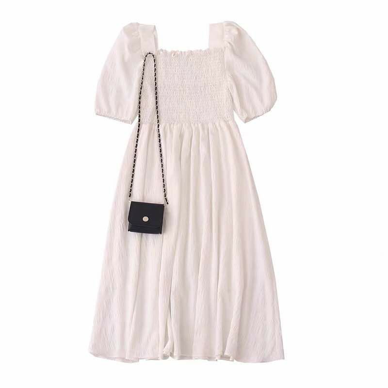 Order set váy ulzzang theo gam màu trắng 4227