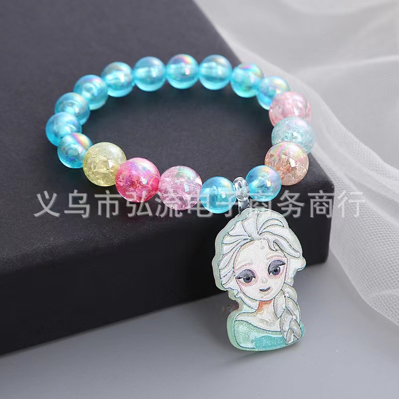 Vòng tay công chúa họa tiết hoạt hình cho bé gái