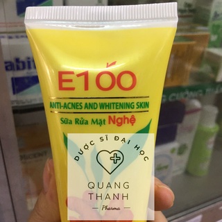 Sữa rửa mặt Nghệ E100 tuýp 100g