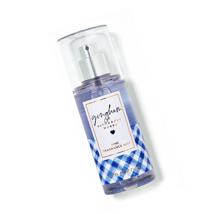 Xịt thơm |sữa tắm |dưỡng thể Gingham mini travel size du lịch - Bath and Body Works 88ml
