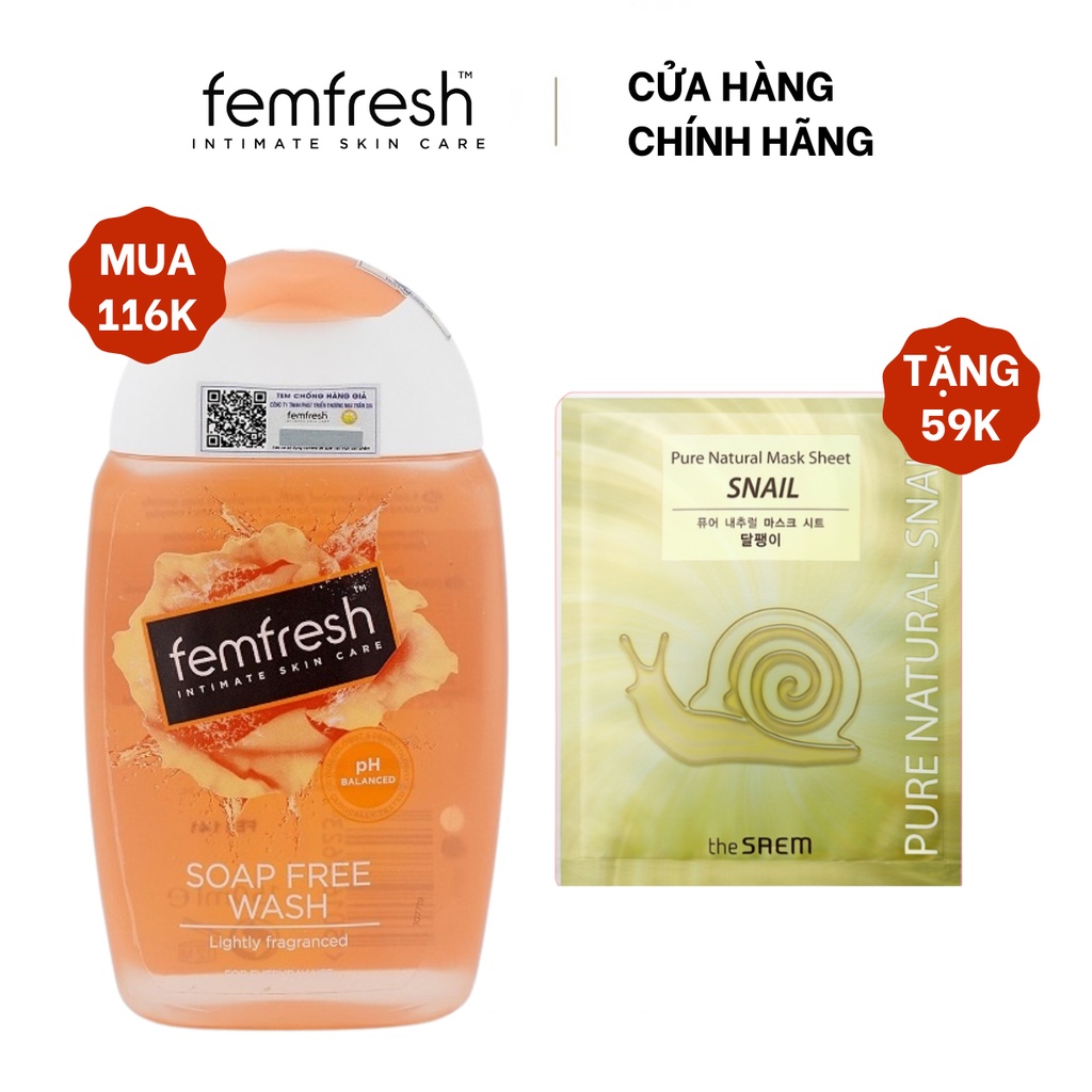 Dung Dịch Vệ Sinh Phụ Nữ Femfresh Daily Intimate Wash 250ml Cho Vùng Kín Sạch, Thơm, Tươi Mới Suốt Ngày Dài