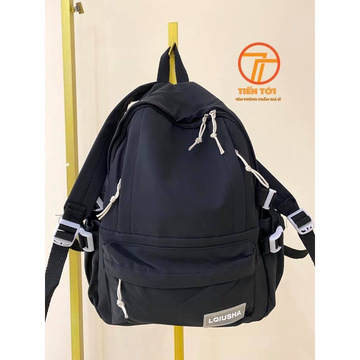 Balo đi học Nam Nữ Thời Trang LQIUSHA vải dù trơn