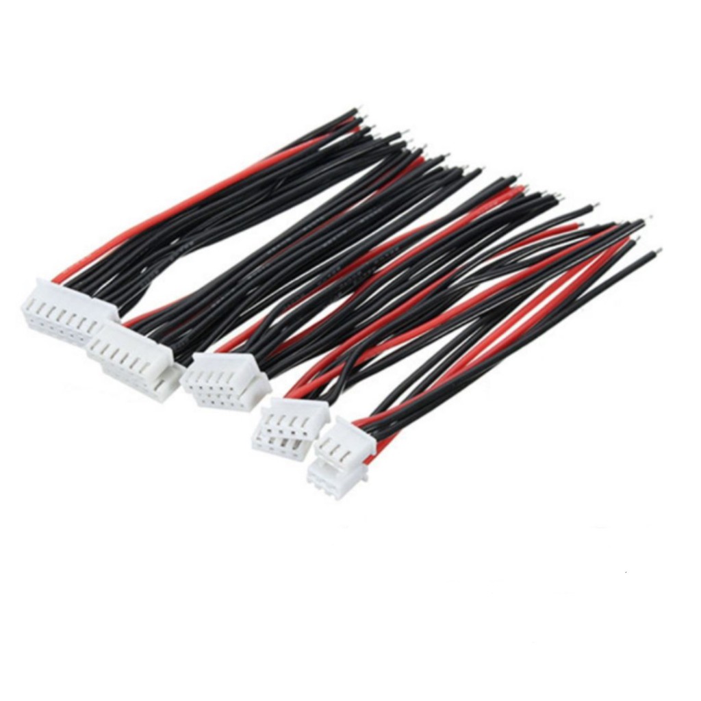 Bộ 5 Dây Cáp Sạc Pin Lipo 1S 2S 3S 4S 5S 6S 7S 8S 9S 10S