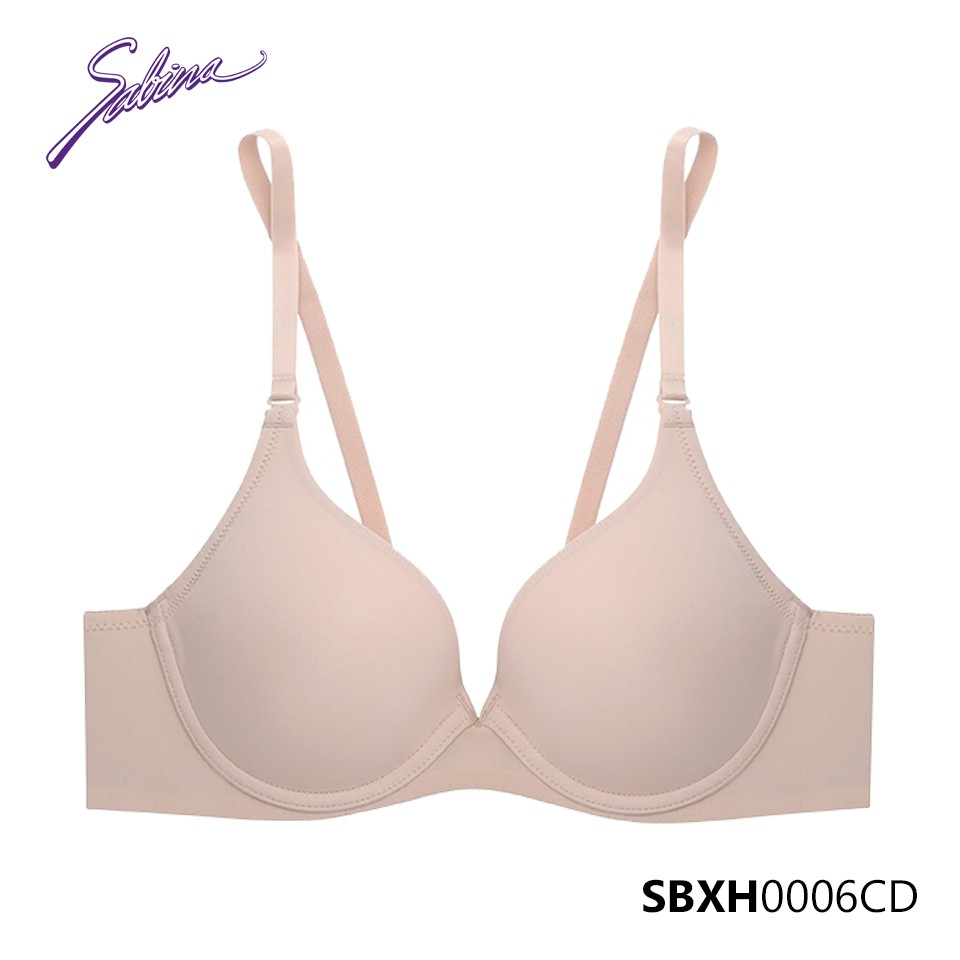 Áo Lót Mút Vừa Nâng Ngực Tự Nhiên Màu Trơn Basic Soft Doomm By Sabina SBXH0006