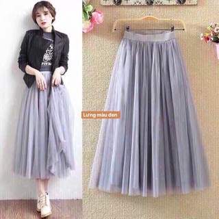 CHÂN VÁY LƯỚI 2 LỚP