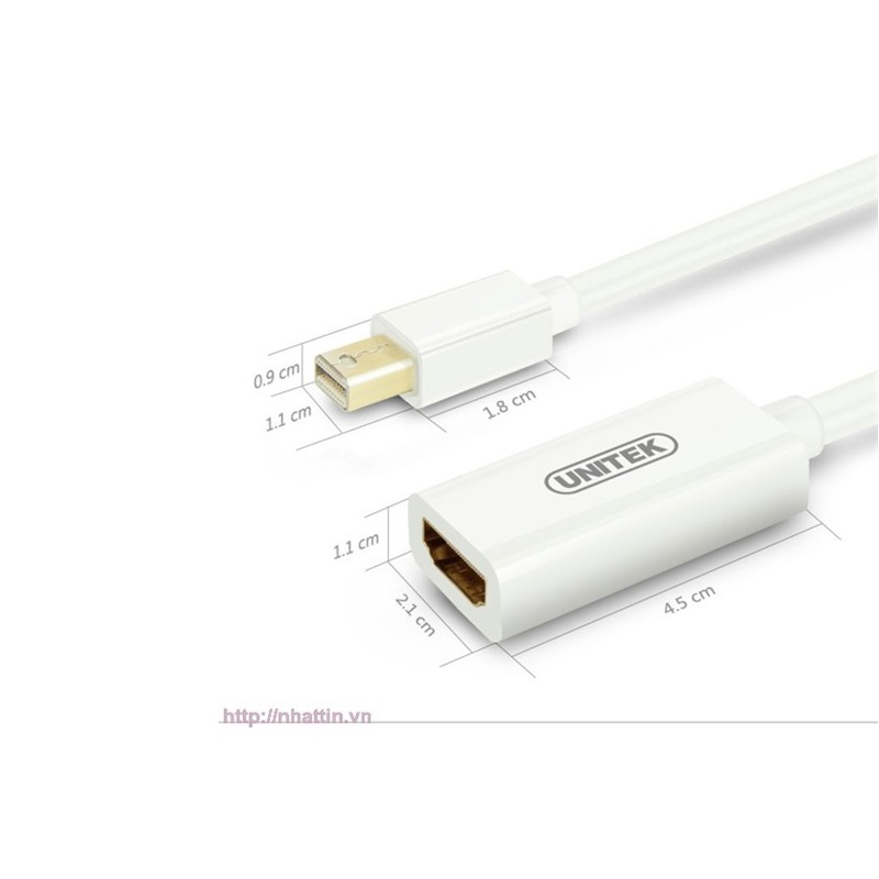 Cáp chuyển đổi Mini Displayport, thunderbolt sang HDMI âm Ugreen 10460