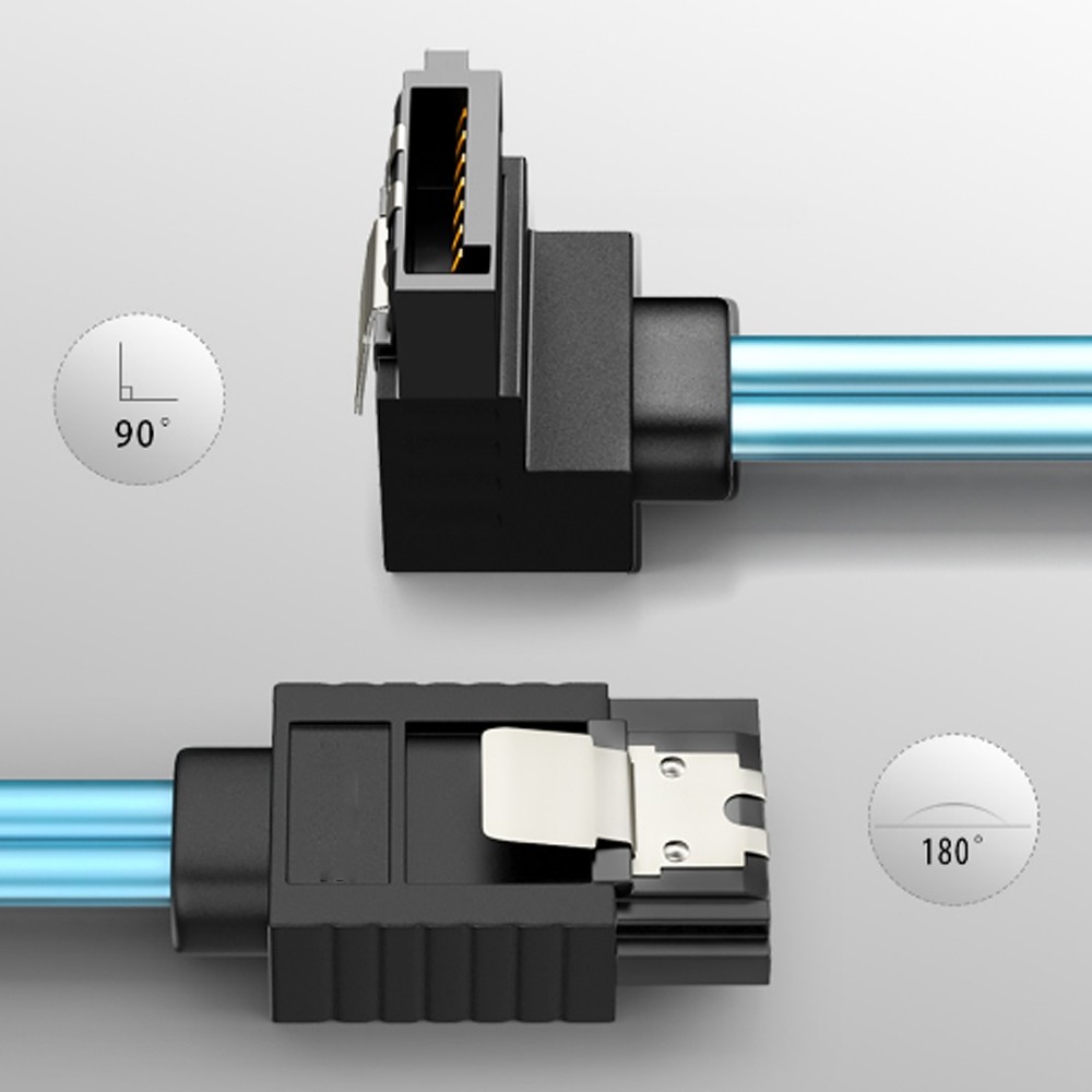 Cáp ổ cứng SATA III 6G ngắn 10Cm Brawis BR-CBSTS10CM