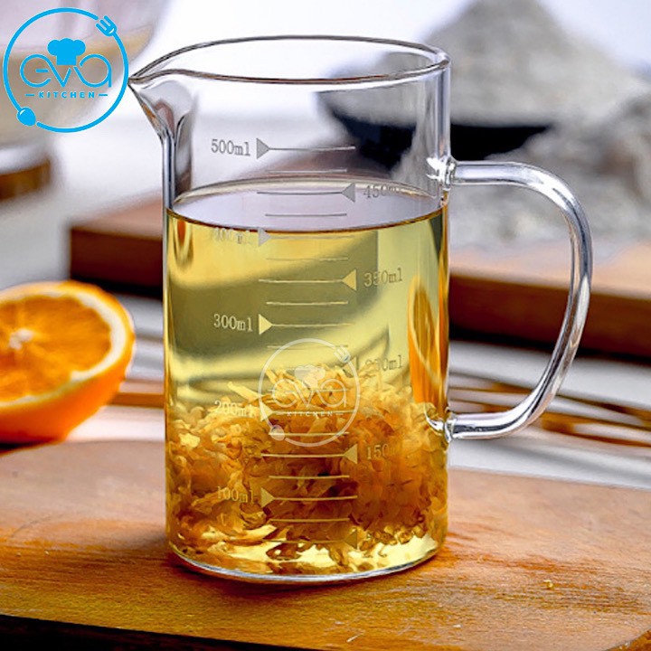 Ly Thuỷ Tinh Chịu Nhiệt Chia Vạch Đo Lường 800 Ml