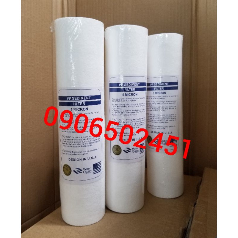 (ẢNH THẬT) Bộ 10 lõi lọc nước số 1 PP 10inch (trắng) HÀNG USA | BigBuy360 - bigbuy360.vn